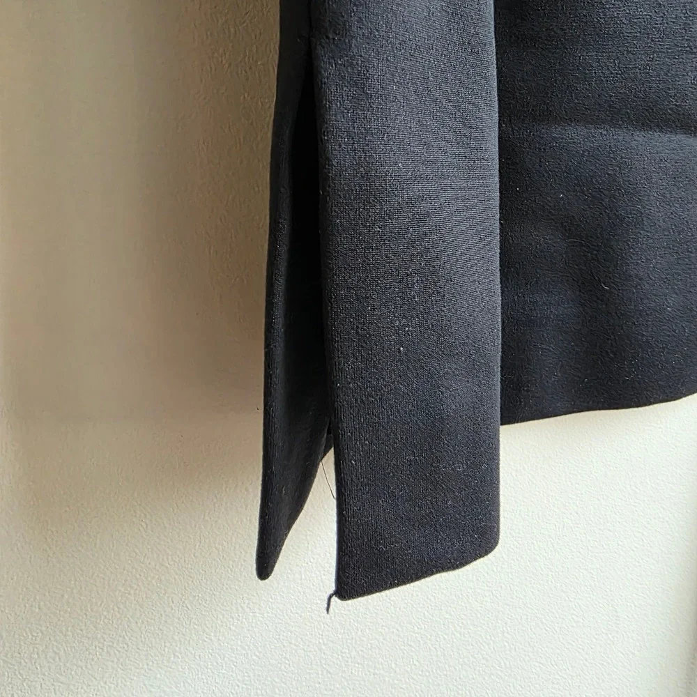 Dana Buchman Black Pencil Skirt Size 16 Workwear Professional Lined Office Comfy - Picture 3 of 6